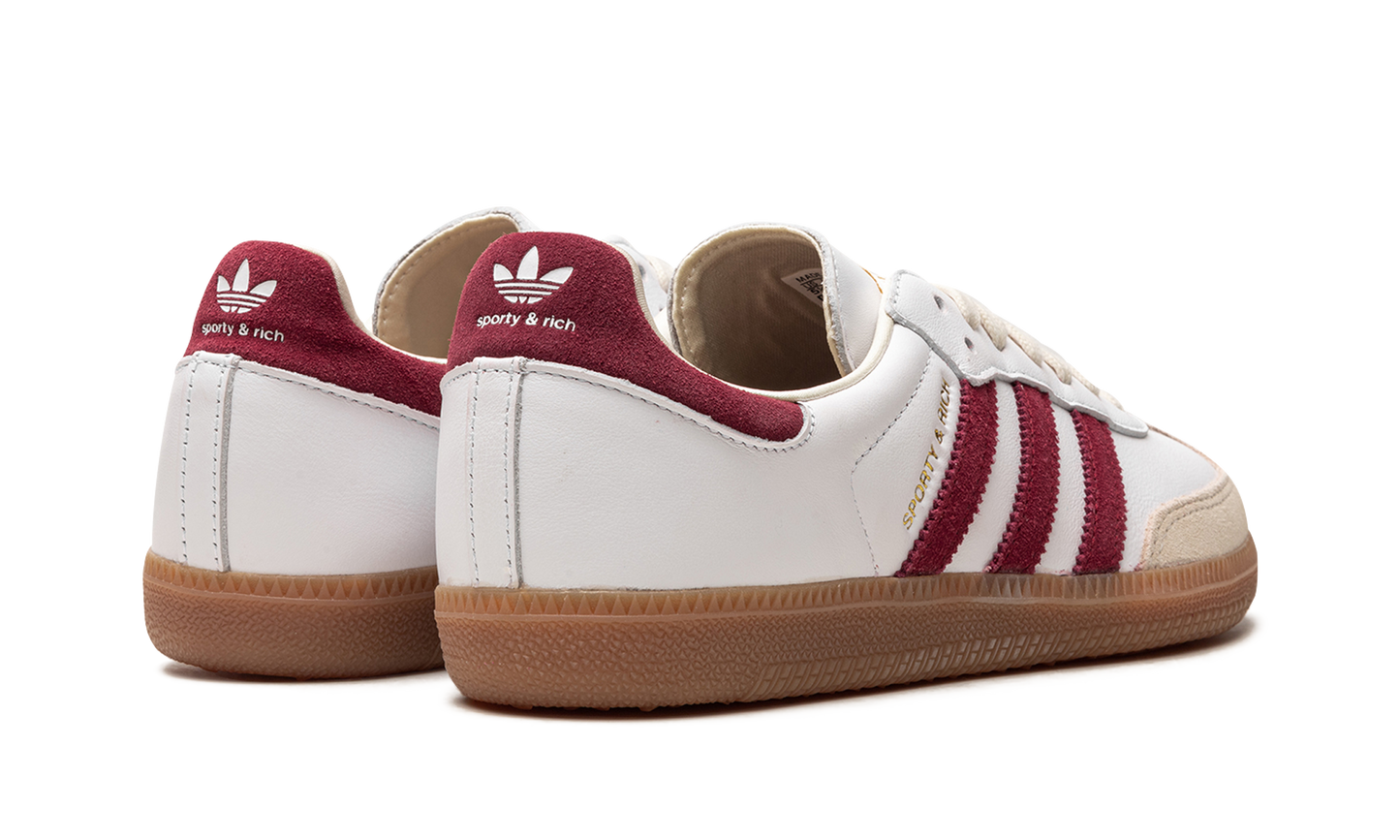adidas Samba Sports &amp; Rich White Collegiate Burgundy 
