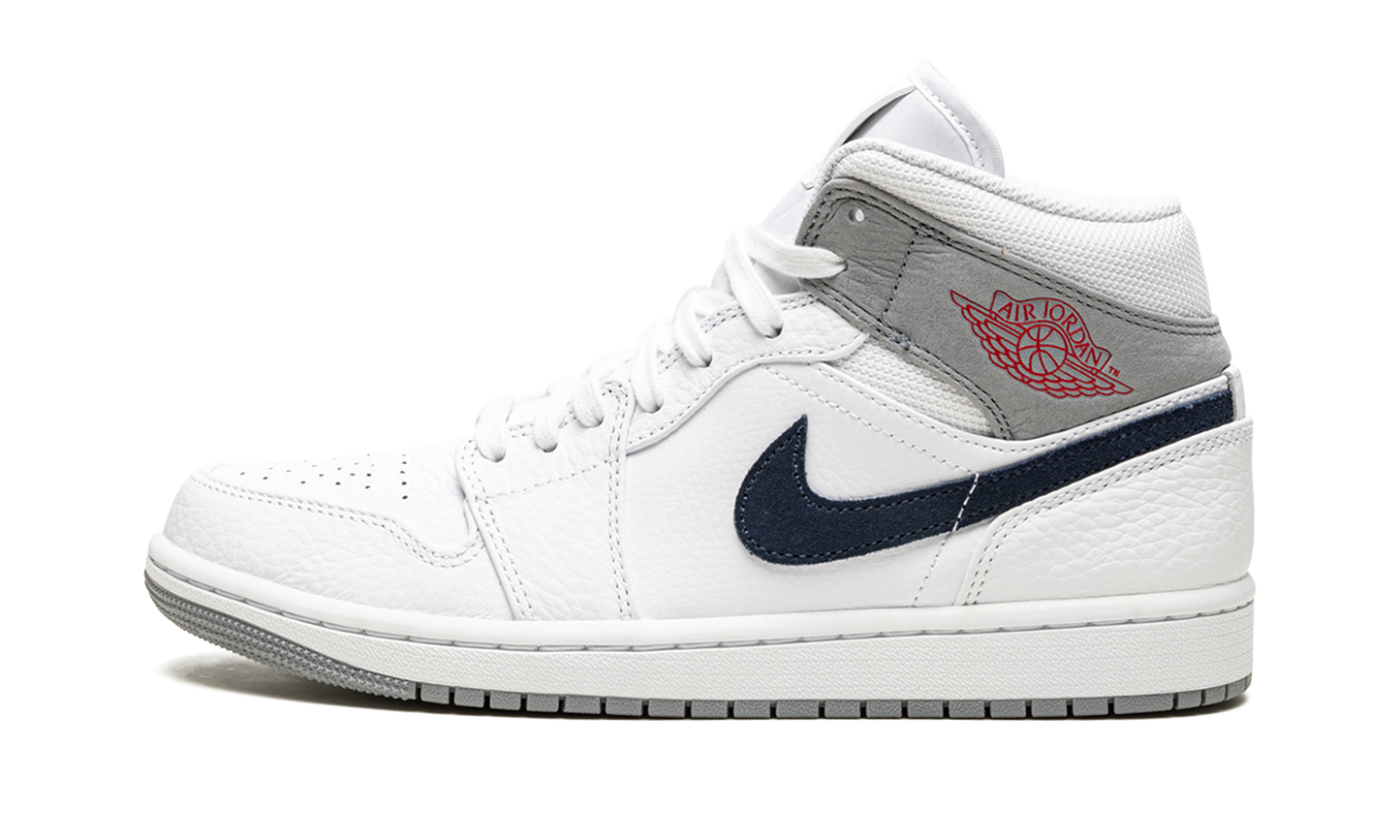 Jordan 1 Mid Paris White