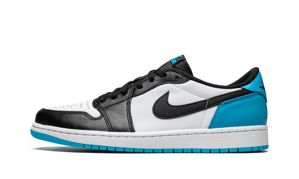 Jordan 1 Retro Low OG Black Dark Powder Blue