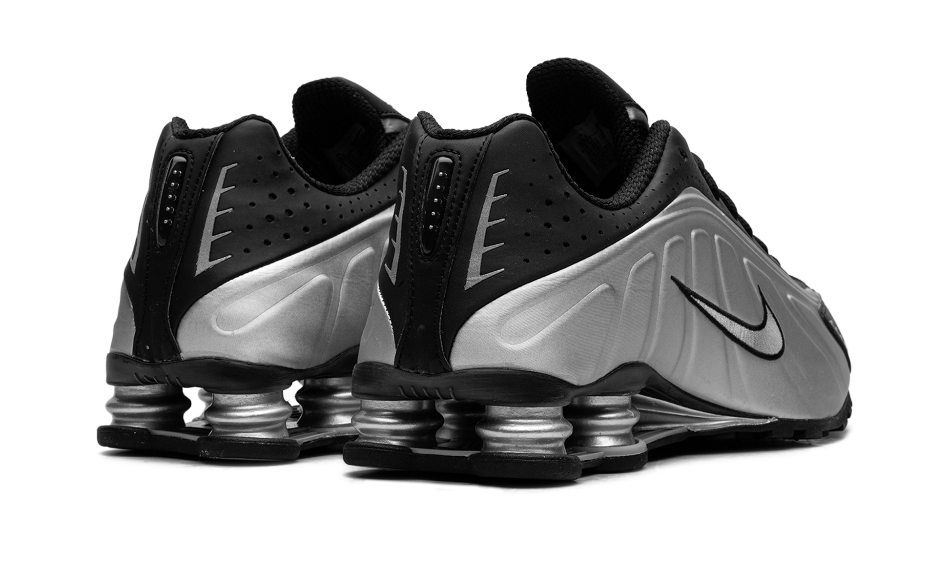 Nike Shox R4 Metallic Silver Black