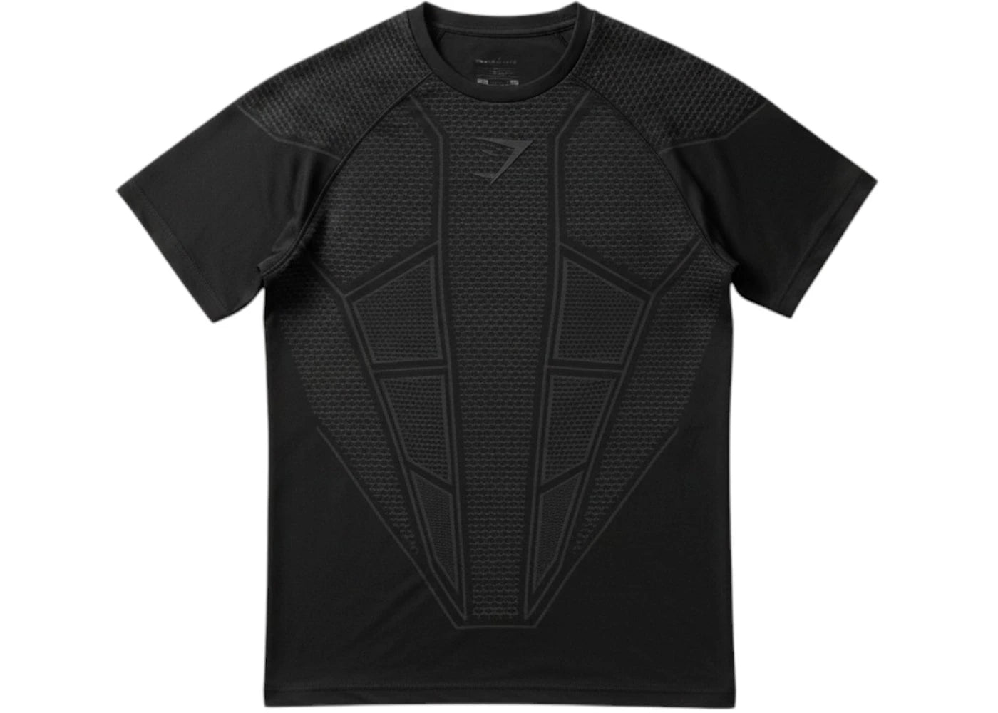 Gymshark Onyx V1 T-Shirt Black/Onyx Grey