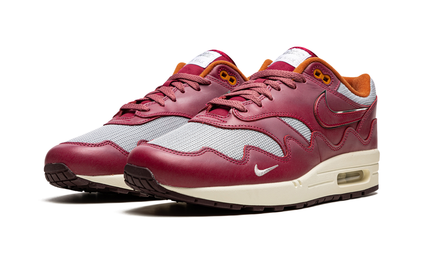 Nike Air Max 1 Patta Waves Rush Maroon (without Bracelet)