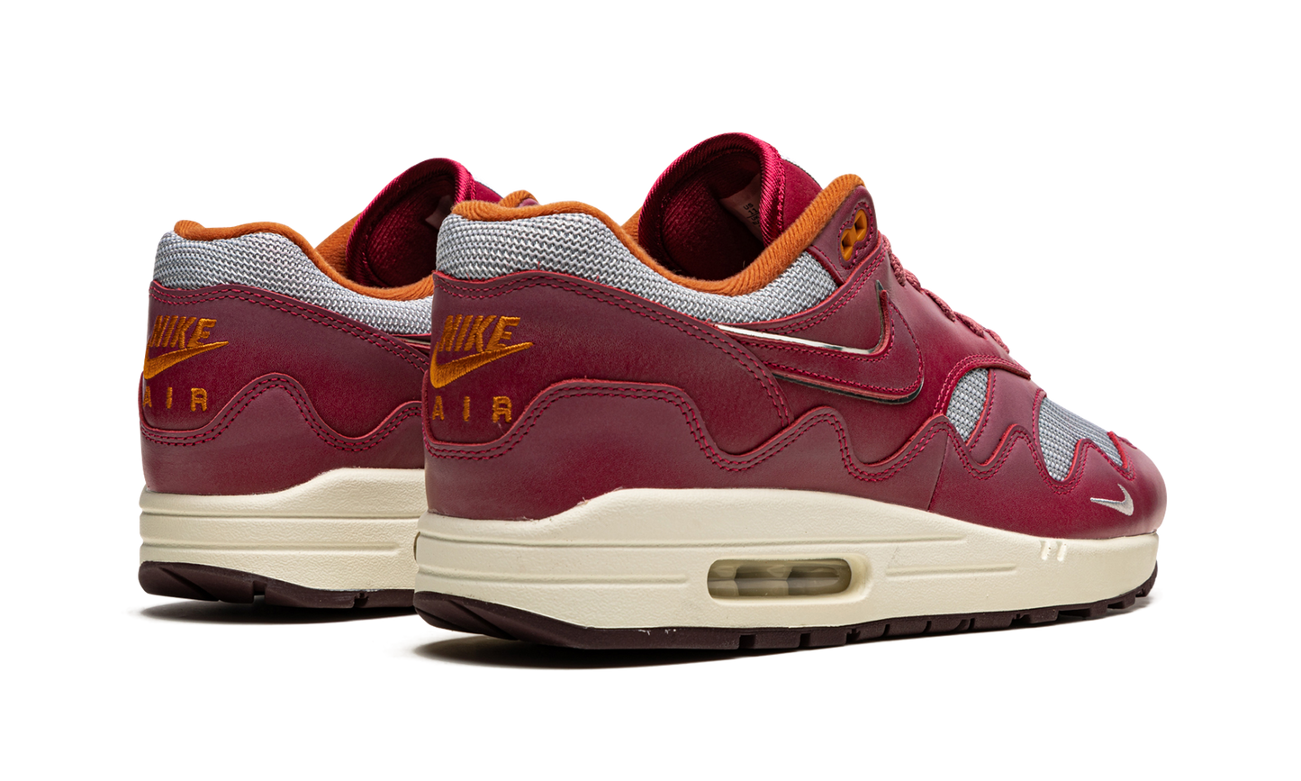 Nike Air Max 1 Patta Waves Rush Maroon (without Bracelet)
