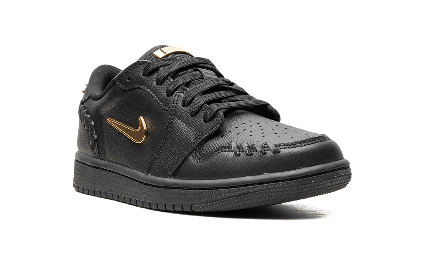 Jordan 1 Low Method of Make Black Metallic Gold (Women's)