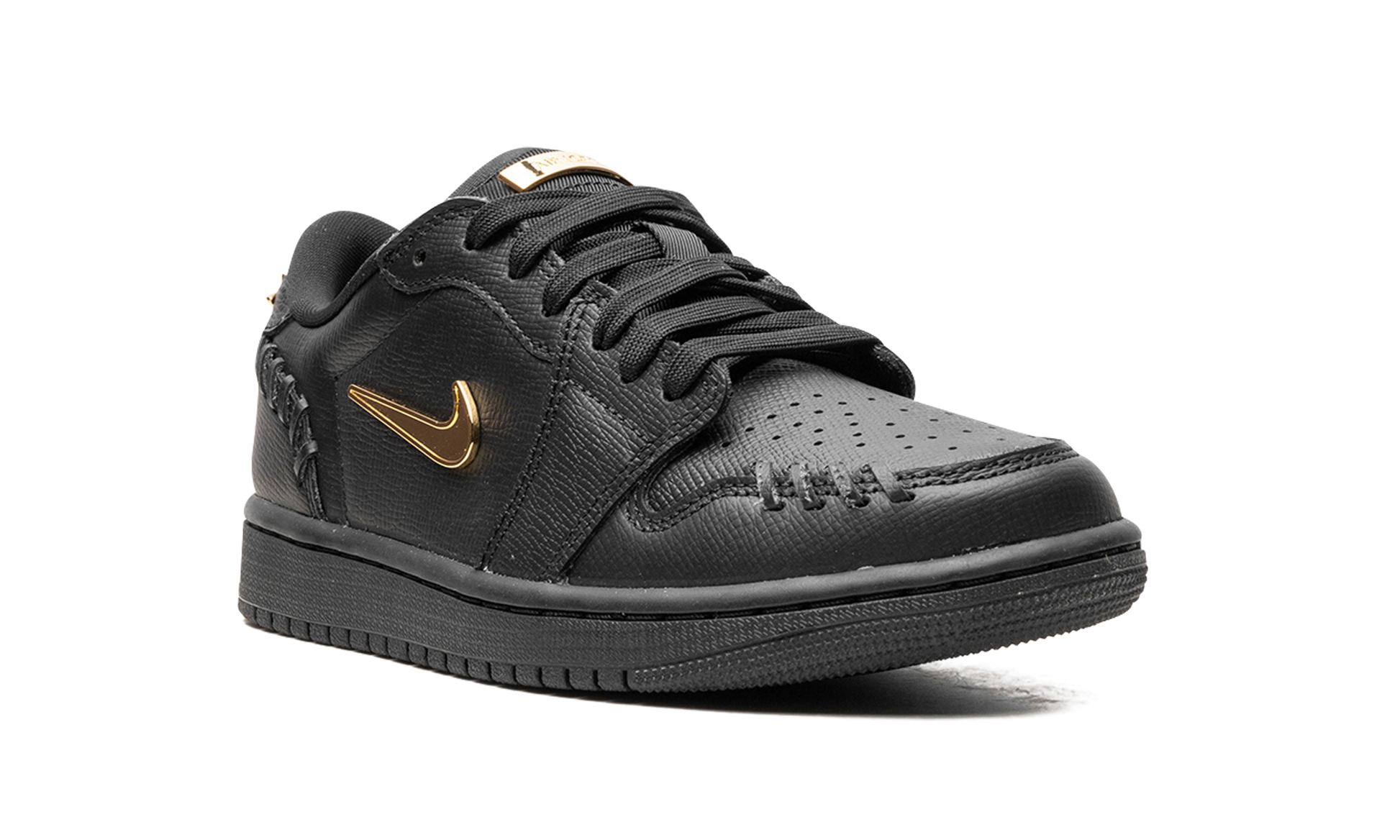 Jordan 1 Low Method of Make Black Metallic Gold (Women's)