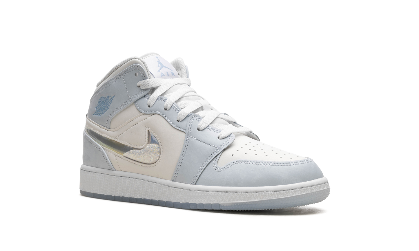 Jordan 1 Mid SE Glitter Swoosh (GS)