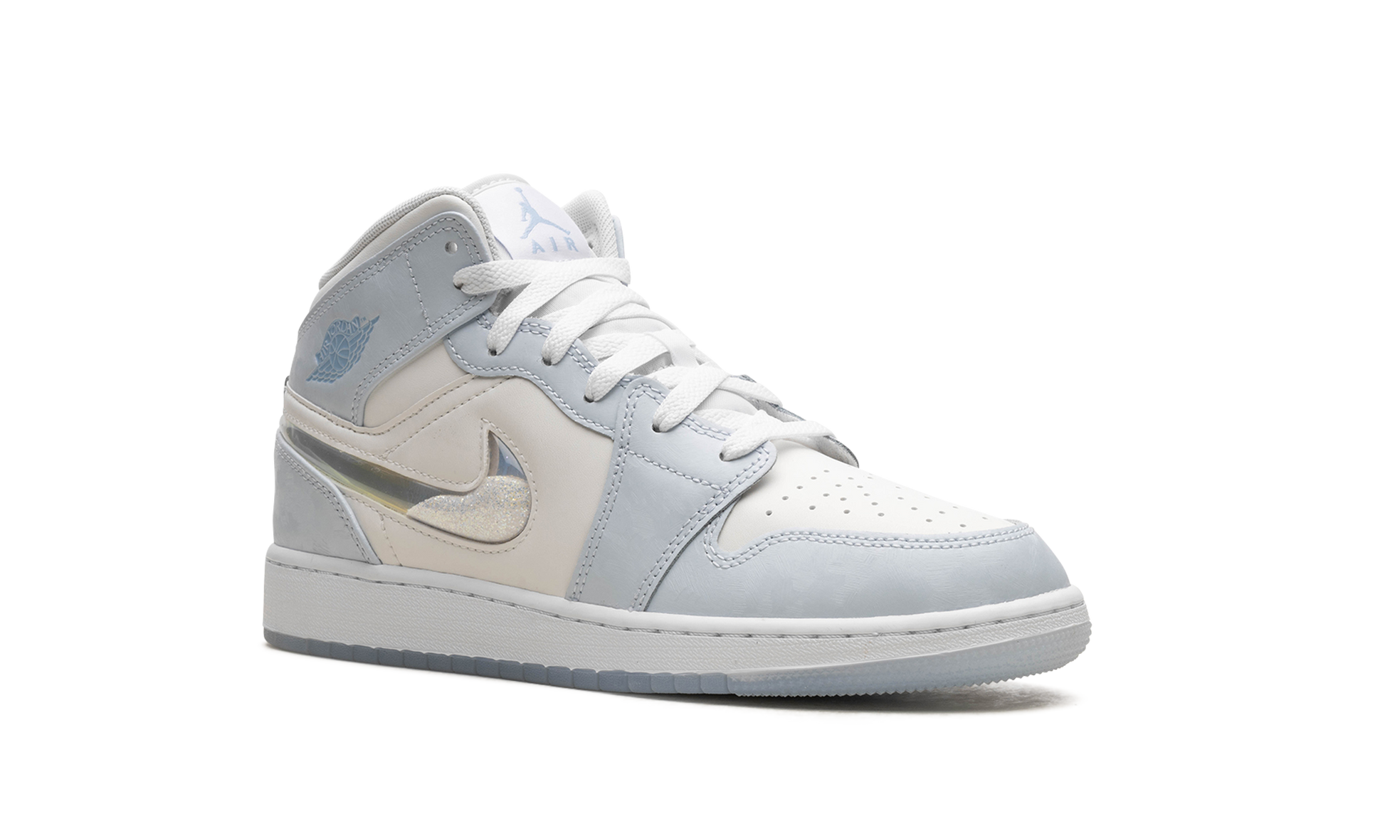 Jordan 1 Mid SE Glitter Swoosh (GS)