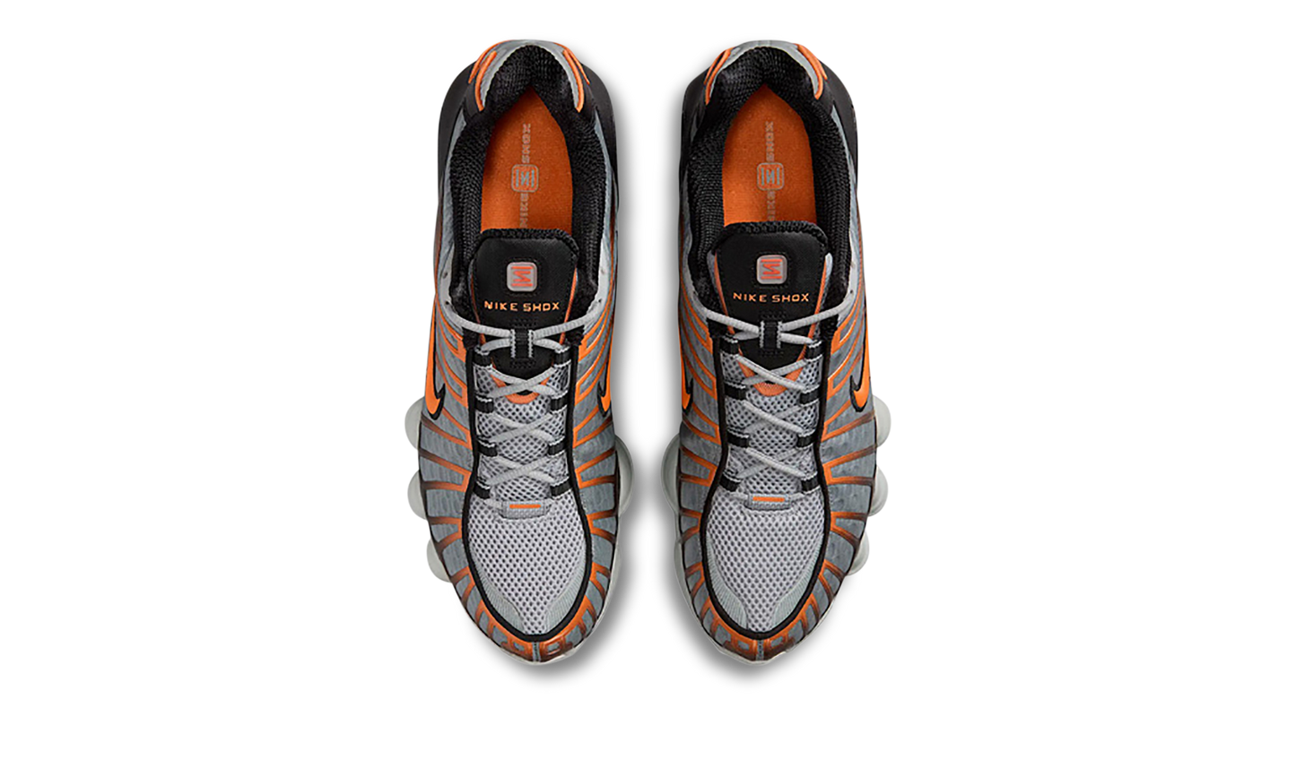 Nike Shox TL Light Smoke Grey Black Bright Mandarin