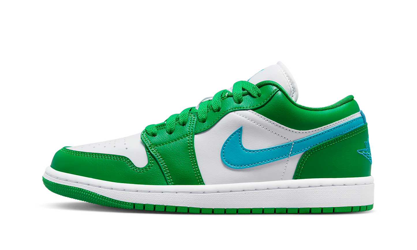 Jordan 1 Low Lucky Green Aquatone (Women's)