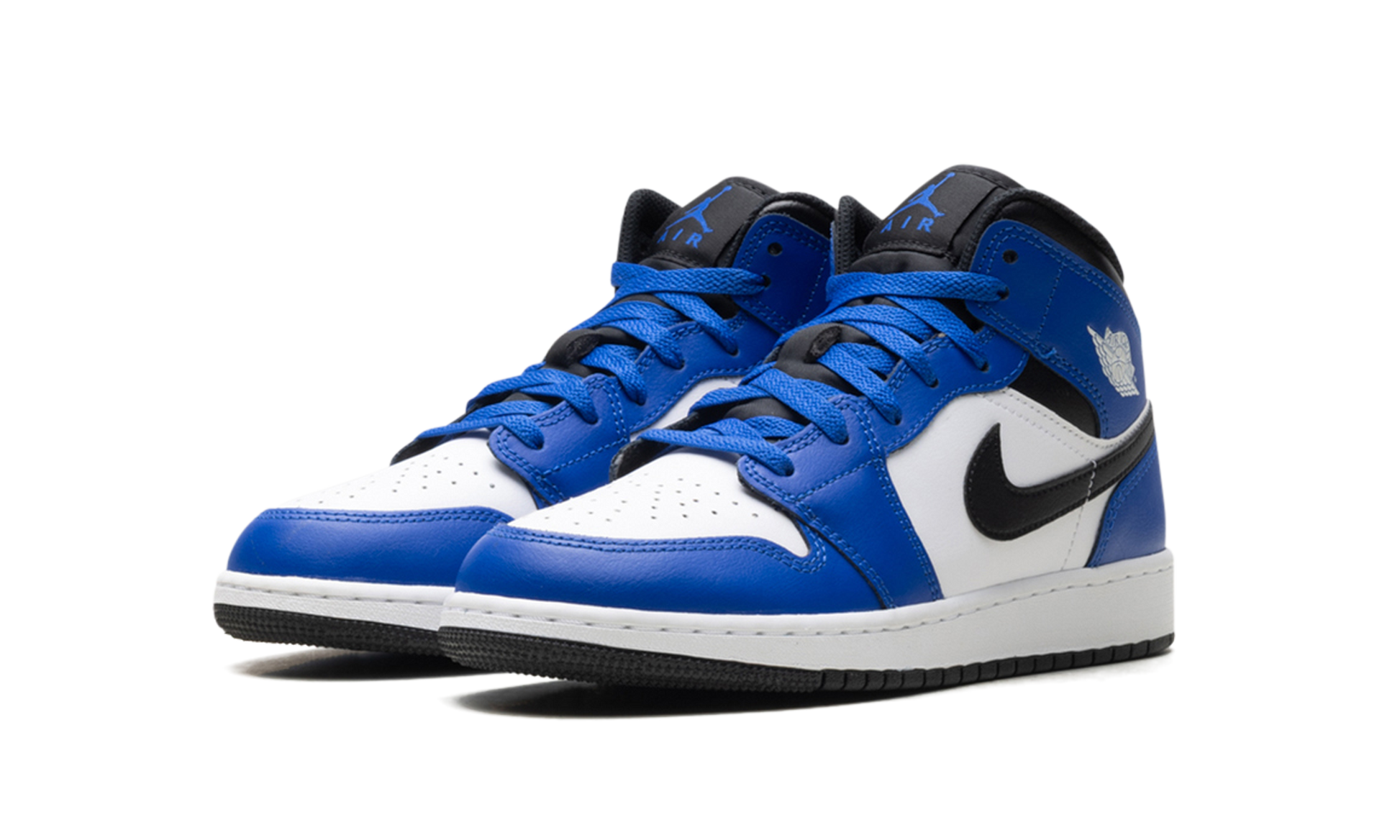 Jordan 1 Mid Game Royal White Black (GS)