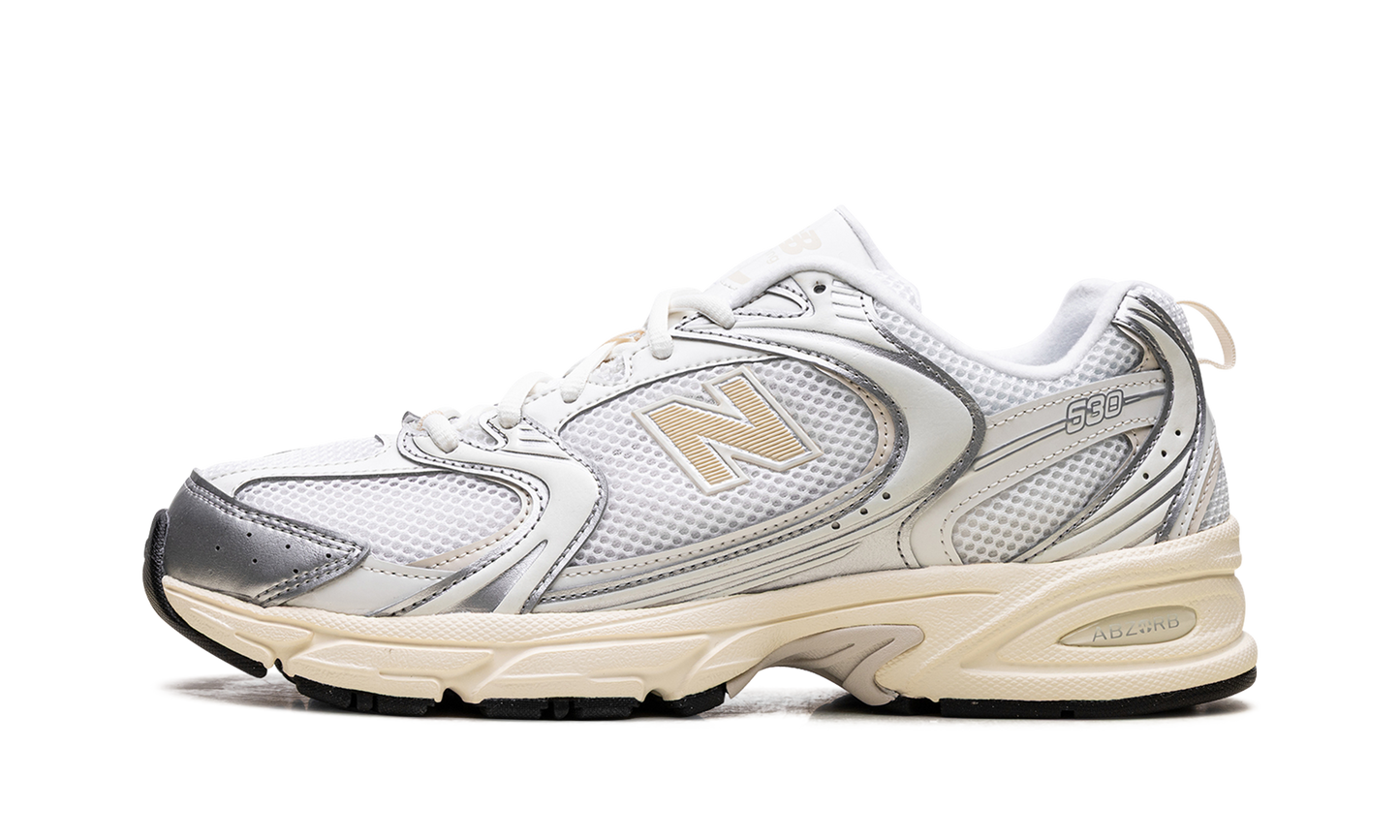 New Balance 530 Silver Metallic Linen