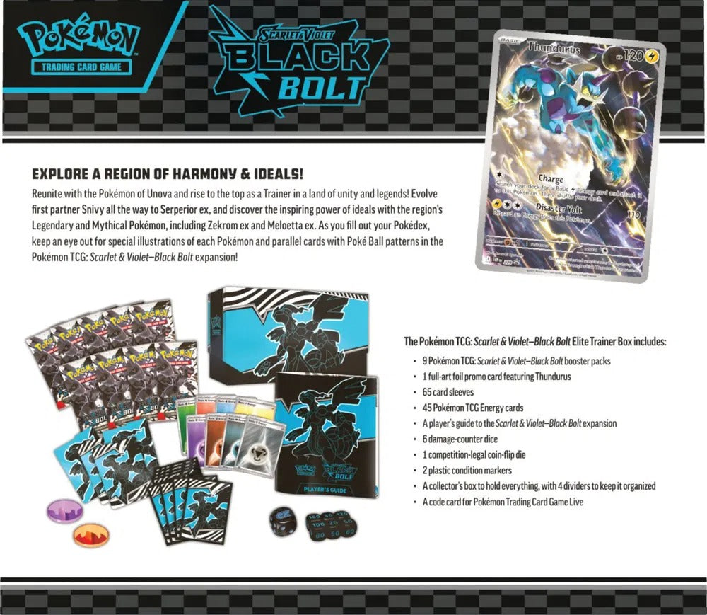 Pokemon TCG: Black Bolt Elite Trainer Box