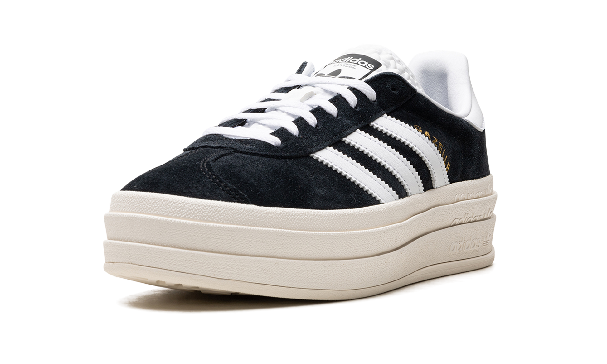 adidas Gazelle Bold Core Black White (Women's)