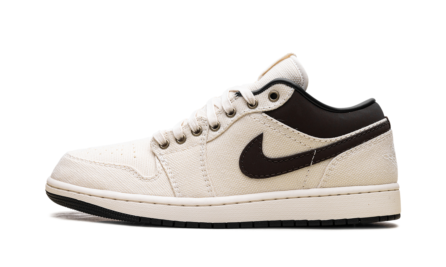 Jordan 1 Low Premium Pale Ivory Off Noir Baroque Brown