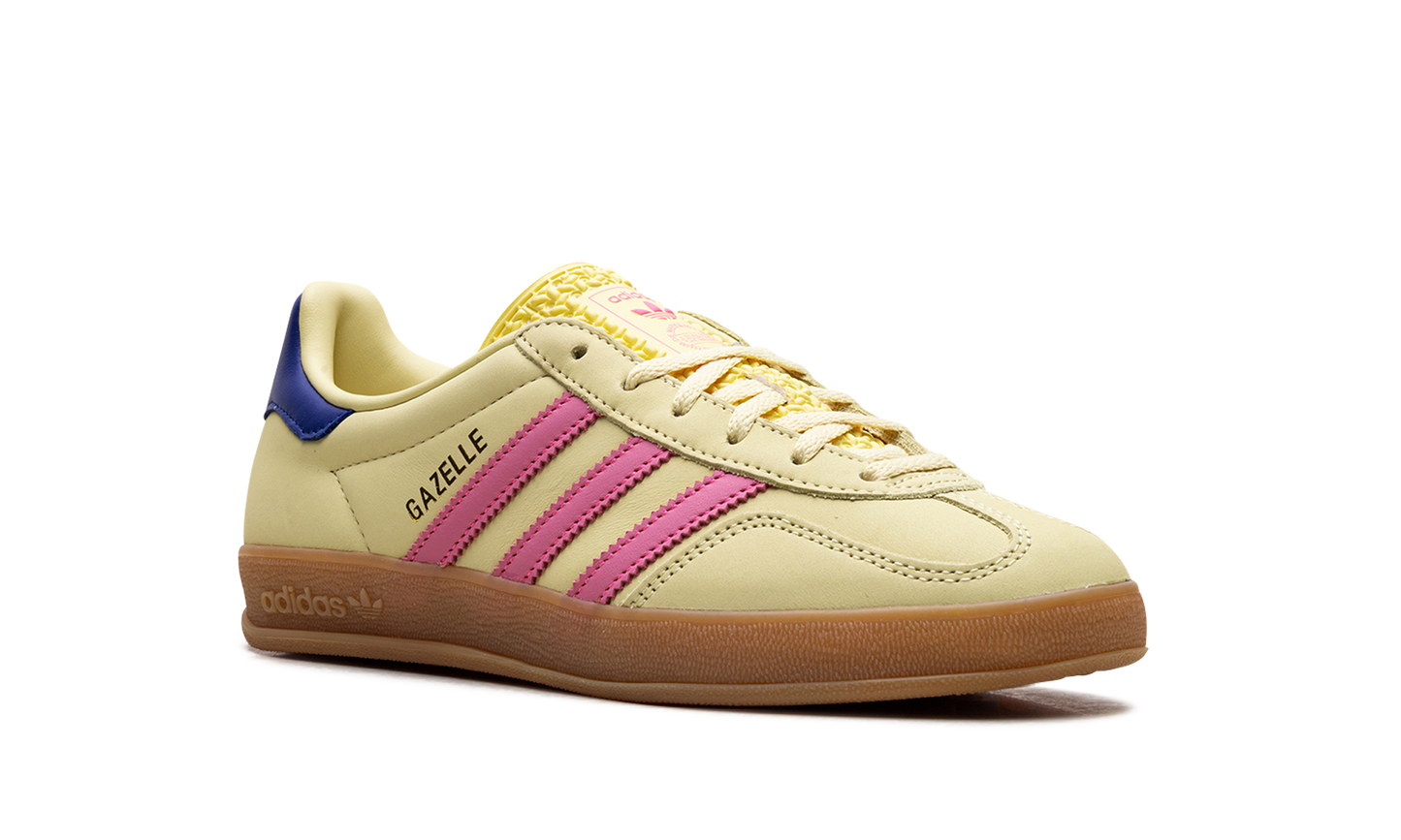 adidas Gazelle Indoor Powder Yellow Lucid Pink Royal (Women's)