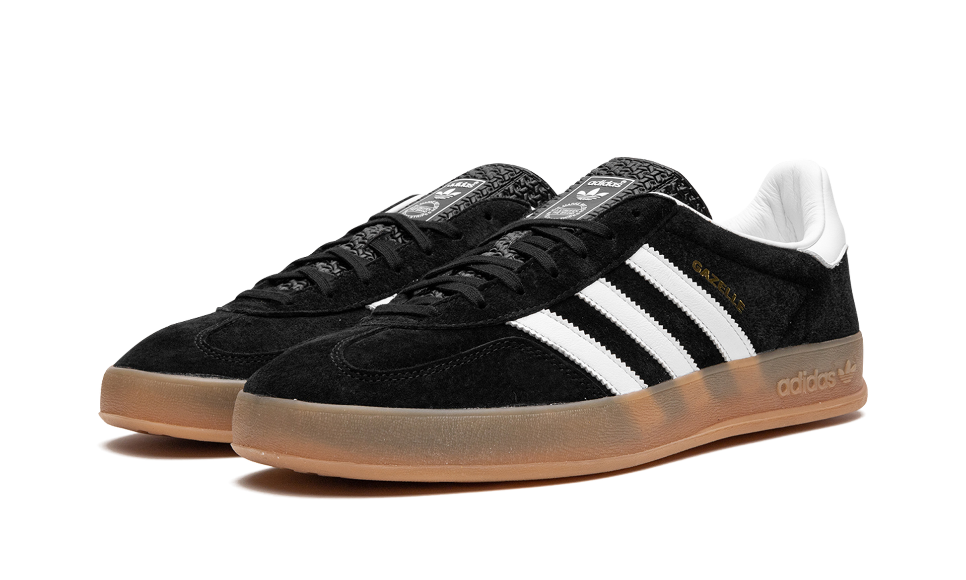 adidas Gazelle Black White Gum