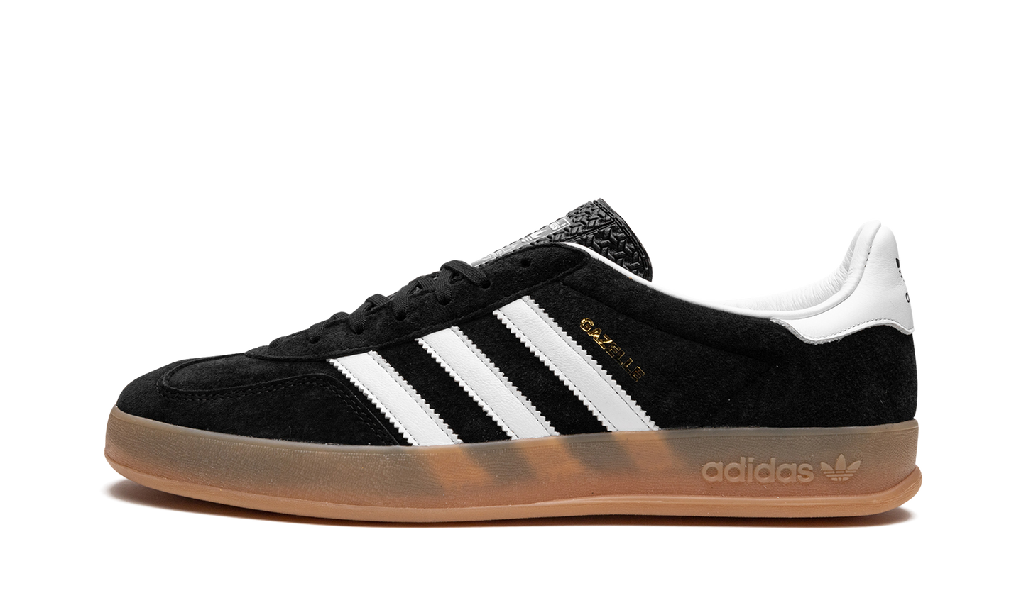 adidas Gazelle Black White Gum 