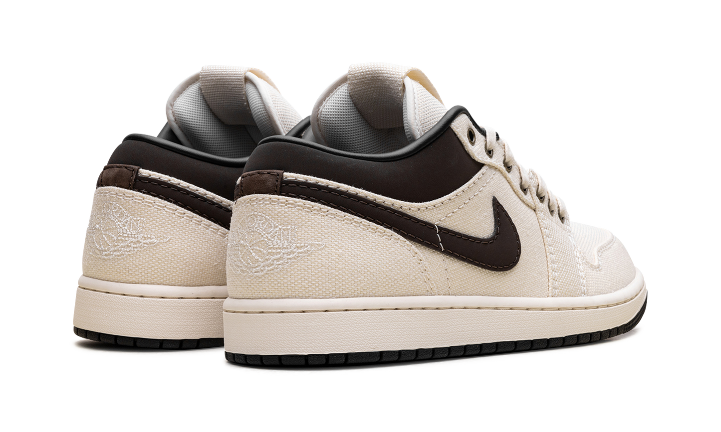 Jordan 1 Low Premium Pale Ivory Off Noir Baroque Brown