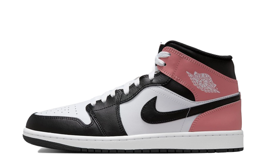 Jordan 1 Mid White Rust Pink Black