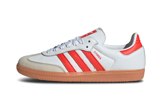 adidas Samba OG White Solar Red Gum (Women's)