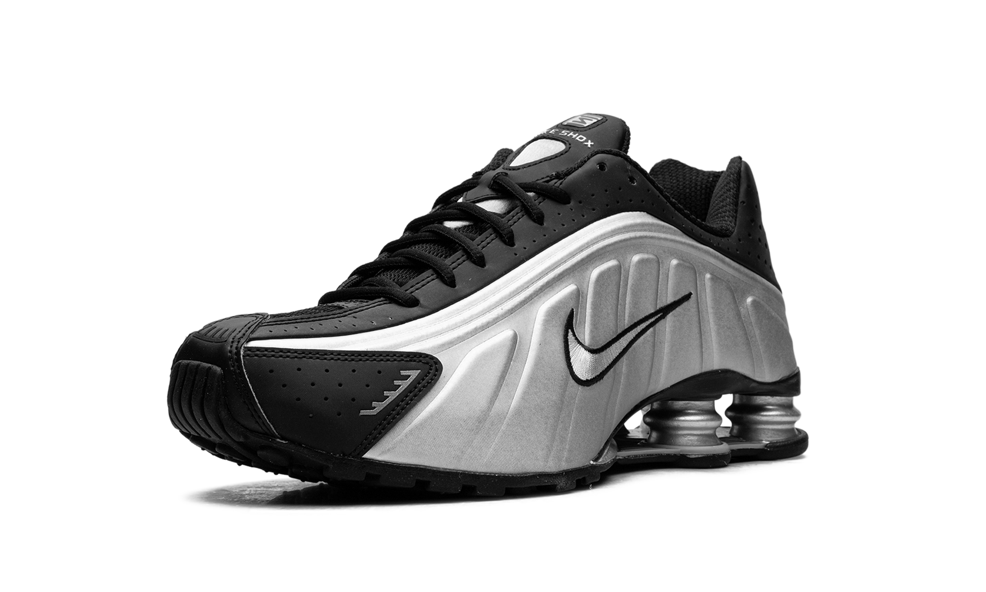 Nike Shox R4 Metallic Silver Black