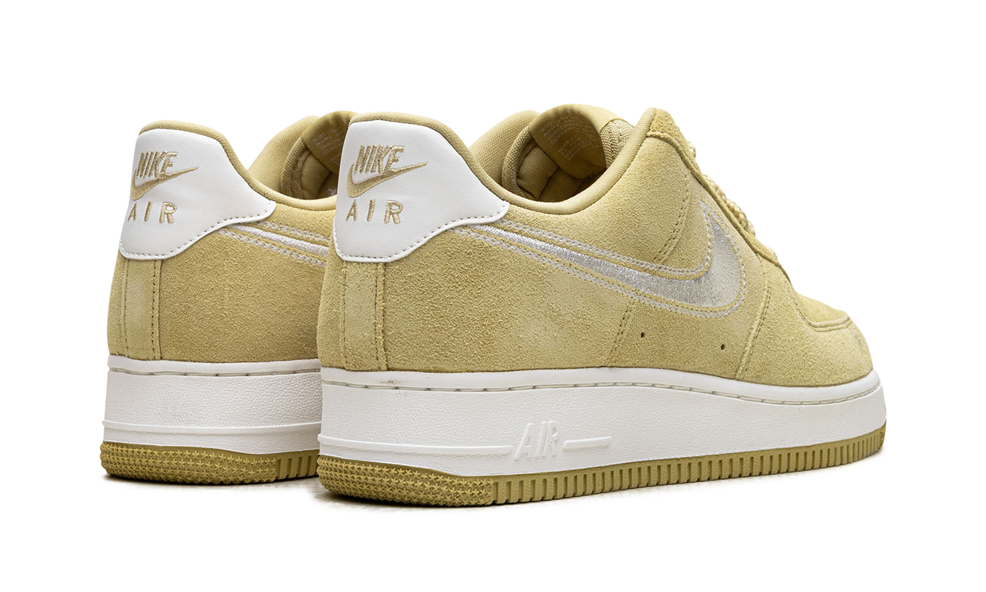Nike Air Force 1 Low '07 LV8 Buff Gold Sail Embroidered Swoosh