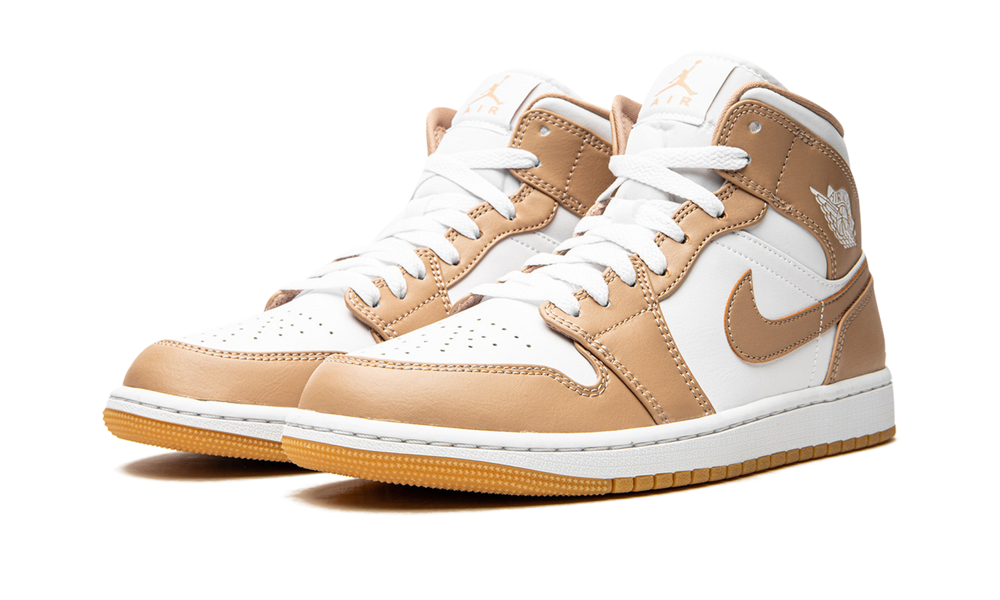 Jordan 1 Mid Tan Gum 