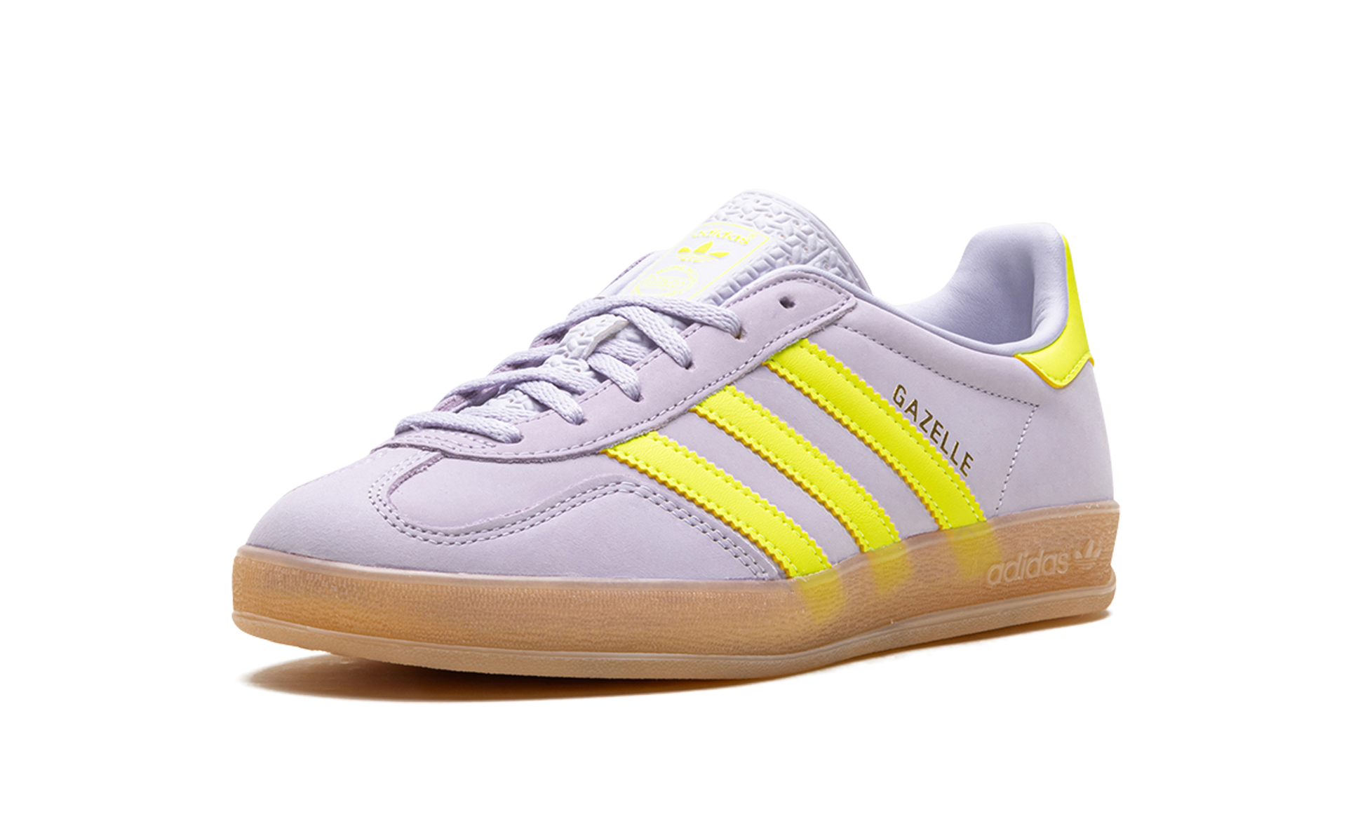 adidas Gazelle Indoor Silver Dawn Solar Yellow (Women's)