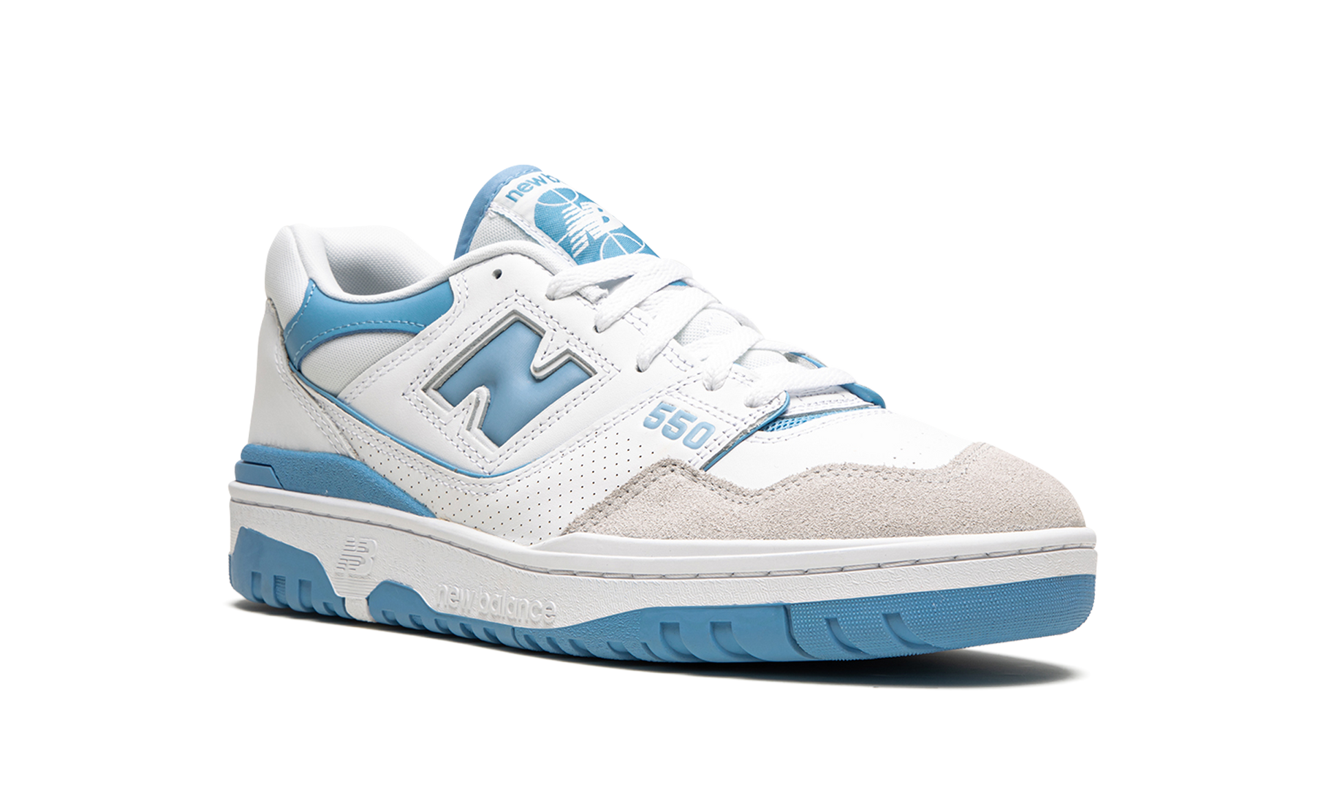New Balance 550 White Blue Haze Rain Cloud