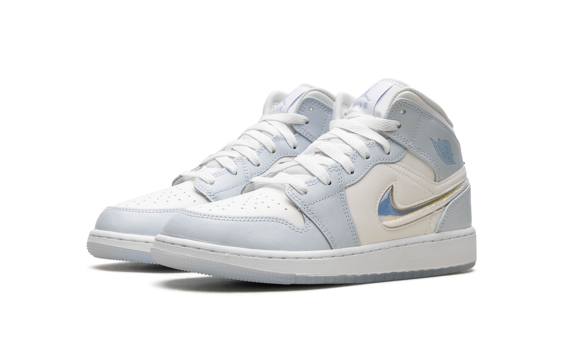 Jordan 1 Mid SE Glitter Swoosh (GS)