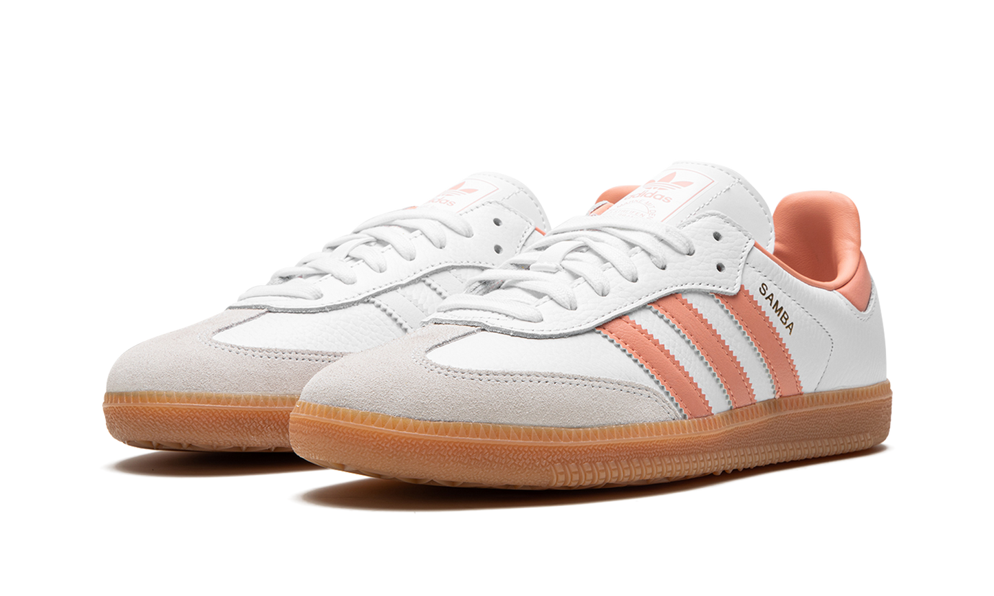 adidas Samba OG White Wonder Clay Gum (Women's)