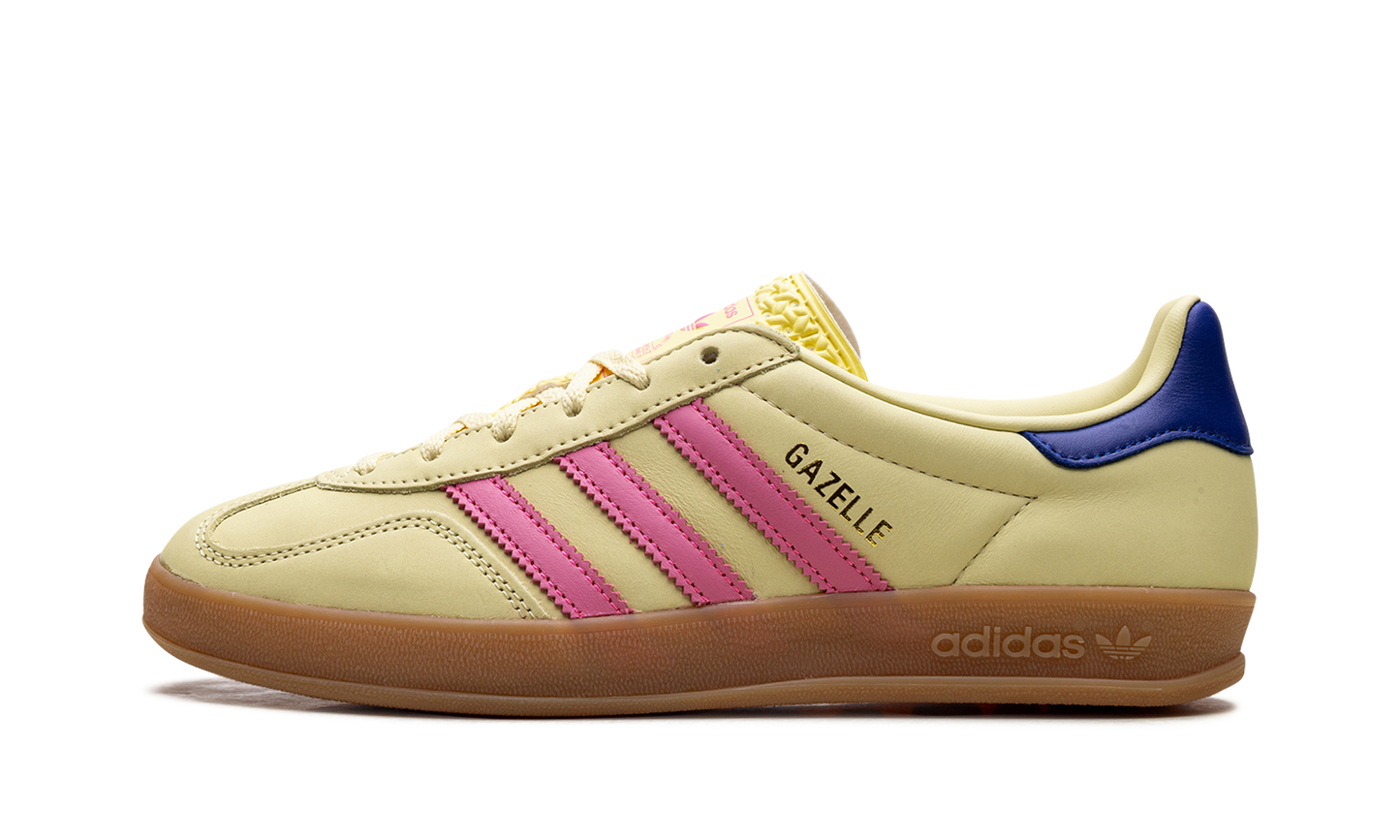 adidas Gazelle Indoor Powder Yellow Lucid Pink Royal (Women's) 