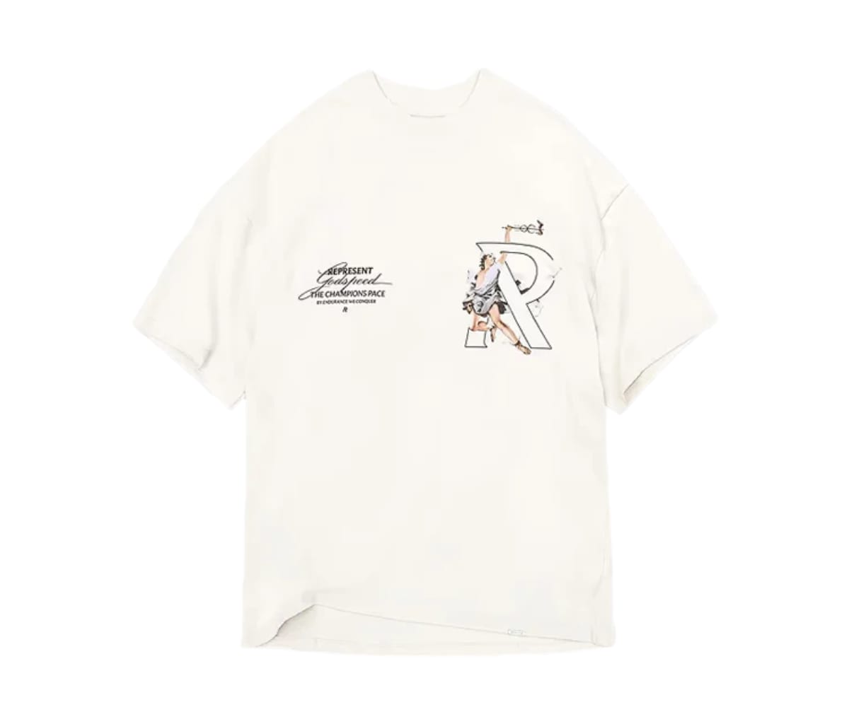 Represent Hermes T-Shirt Flat White