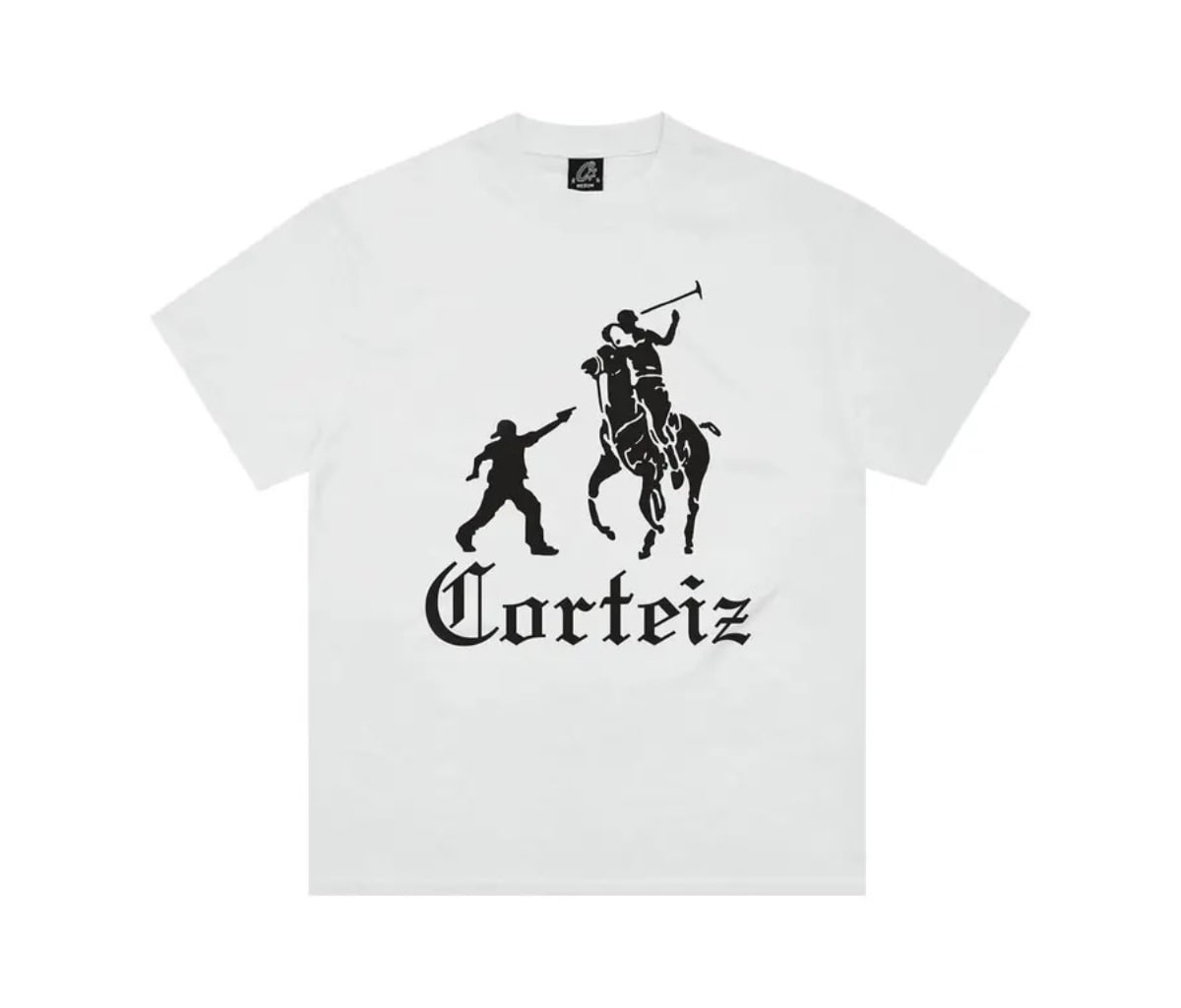 Corteiz Jack Boys Tee White/Black
