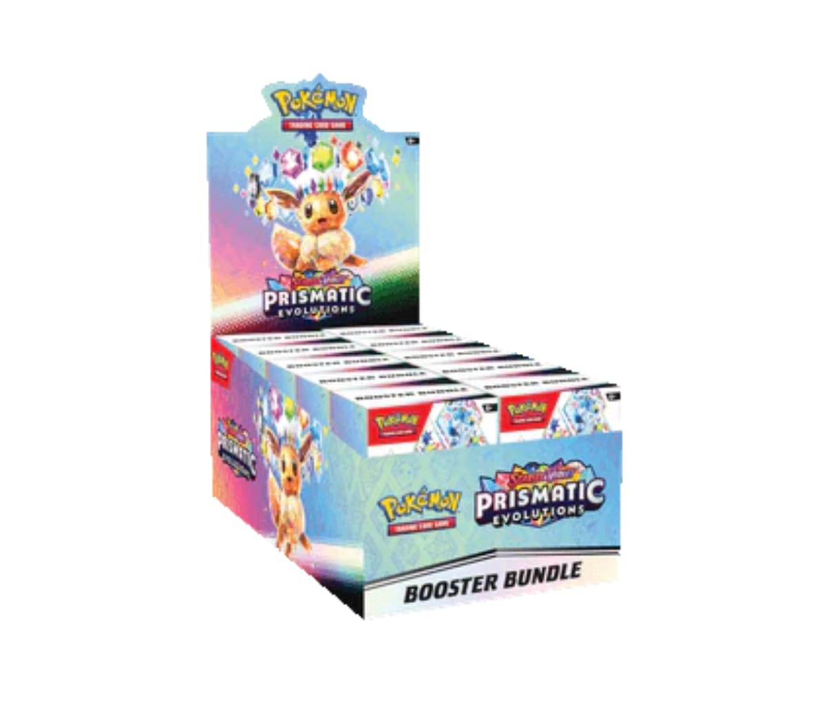 Pokémon TCG: Prismatic Evolutions Booster Bundle Display
