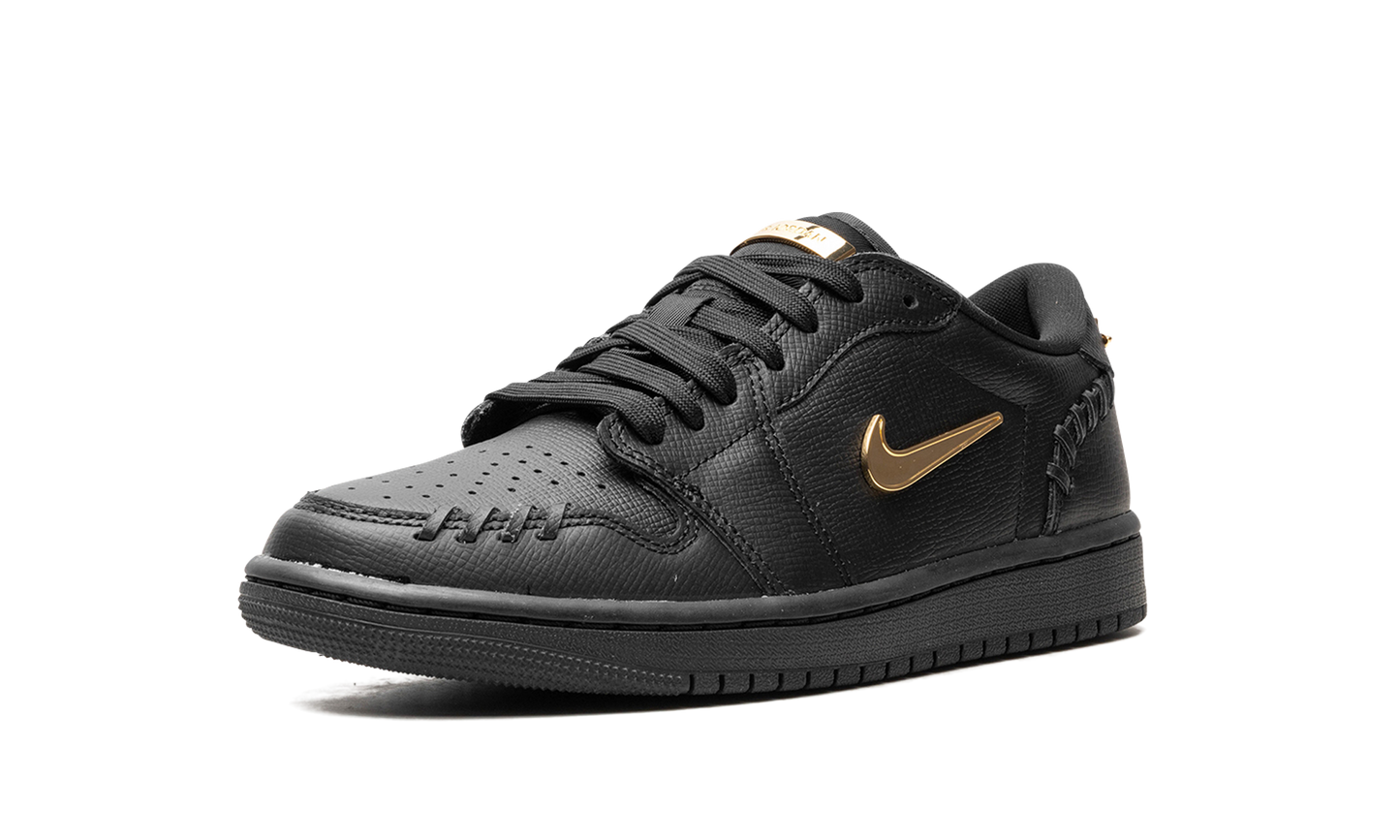 Jordan 1 Low Method of Make Black Metallic Gold (Women's)