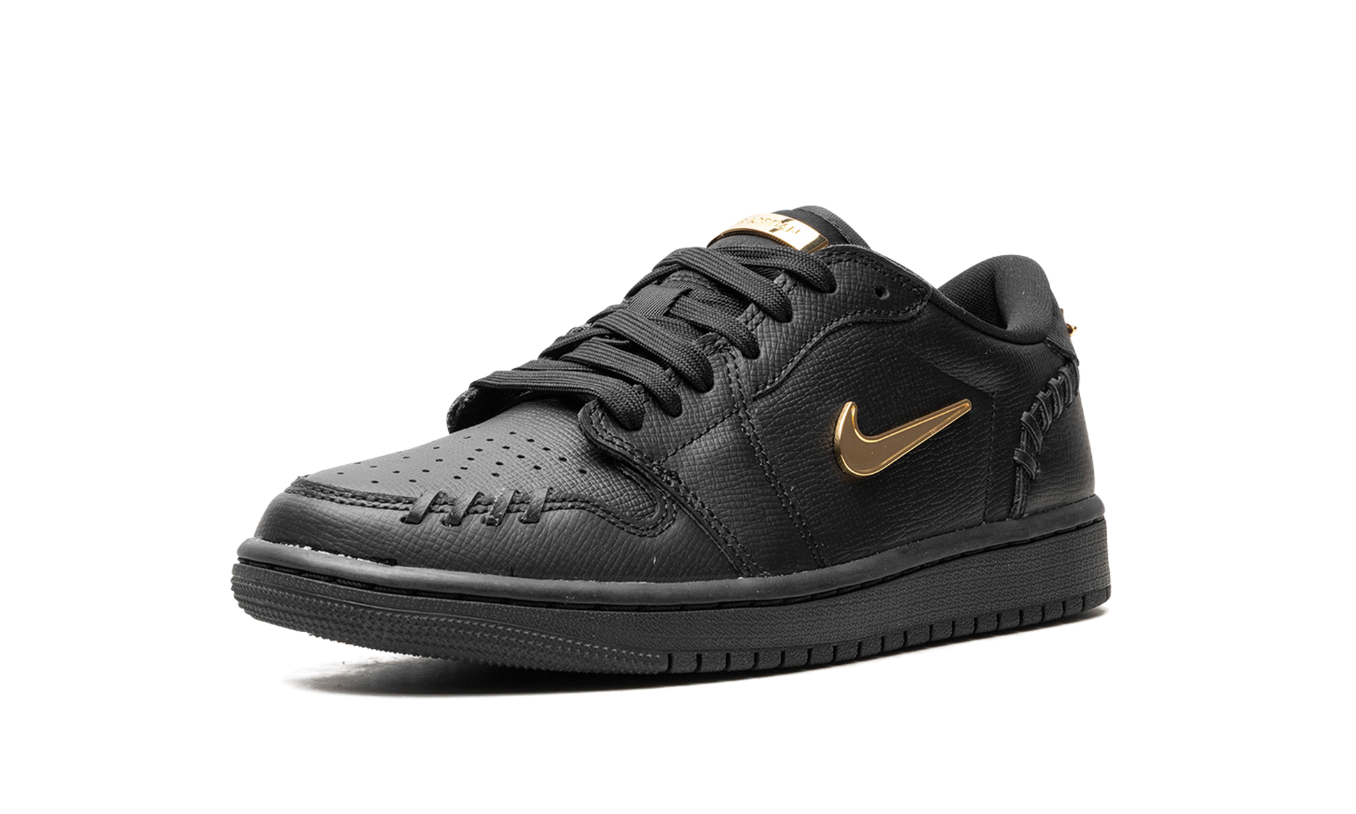 Jordan 1 Low Method of Make Black Metallic Gold (Women's)