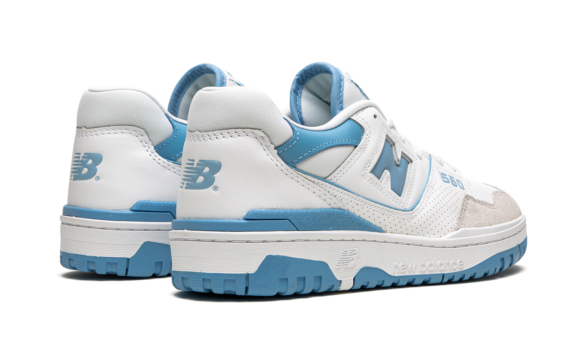 New Balance 550 White Blue Haze Rain Cloud
