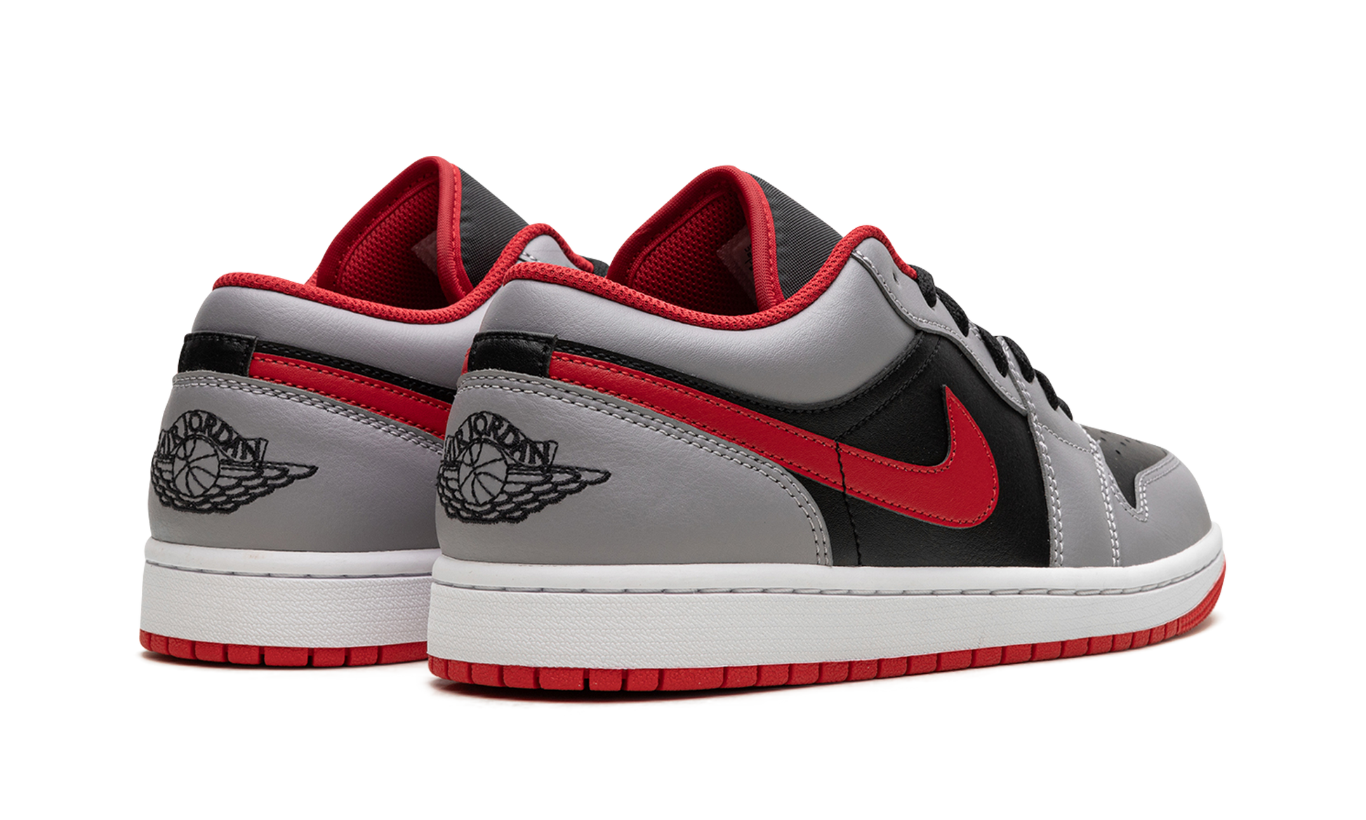 Jordan 1 Low Black Light Smoke Grey Gym Red