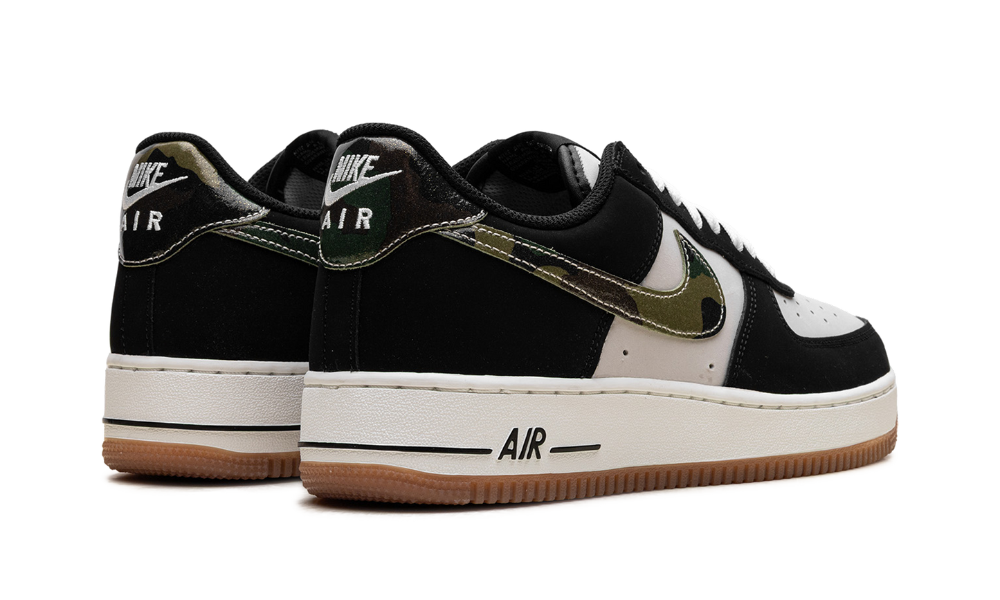 Nike Air Force 1 Low '07 LV8 Black Patent Camo Swoosh