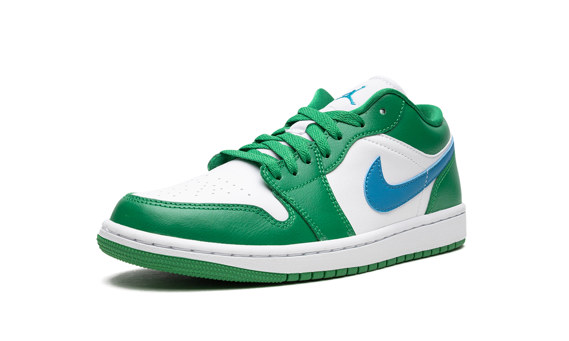 Jordan 1 Low Lucky Green Aquatone (Women's)