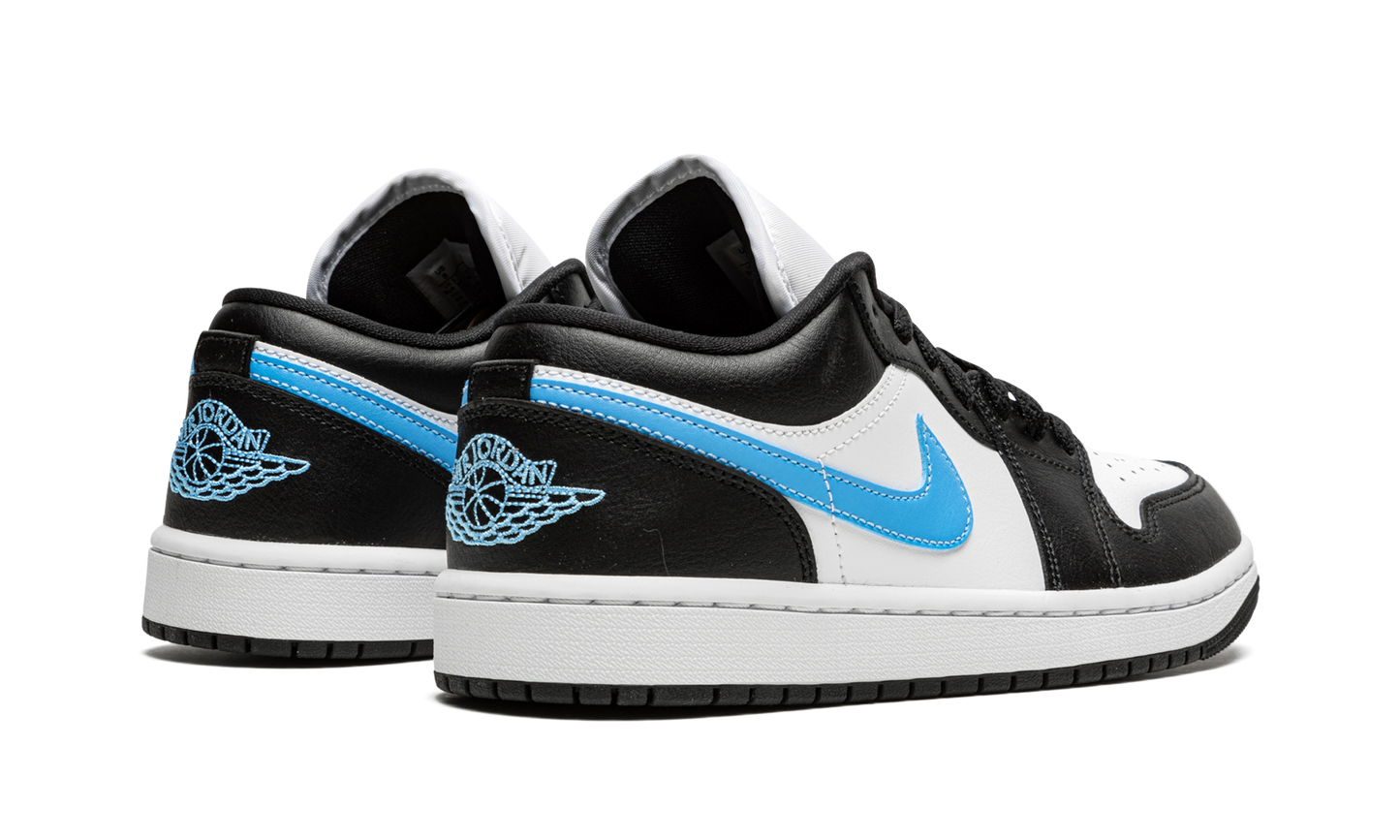 Jordan 1 Low Black University Blue White (Women's)