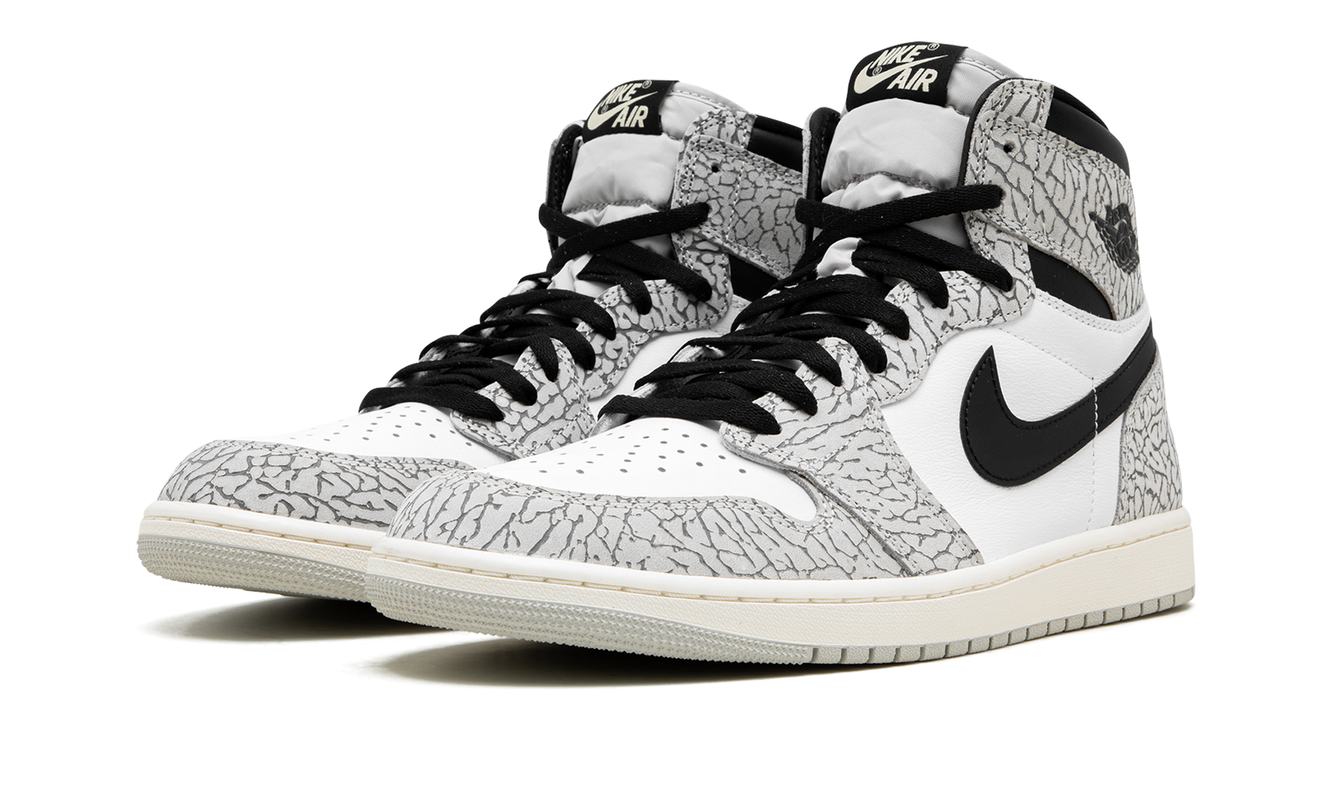 Jordan 1 Retro High OG White Cement